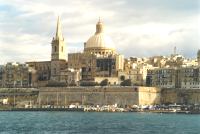 Valletta mit St.Pauls und Karmeliterkirche