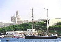 Blick von Sliema nach Valletta